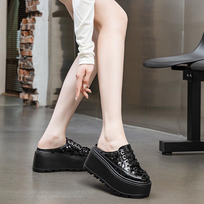 Женские модные полушлепанцы на толстой подошве, лето 2025, новые, без каблука, с закрытым носком, сетчатые, с пайетками, дышащие, трендовые 39 чёрный
Женские модные полушлепанцы на толстой подошве, лето 2025, новые, без каблука, с закрытым носком, сетчатые, с пайетками, дышащие, трендовые 39 чёрный