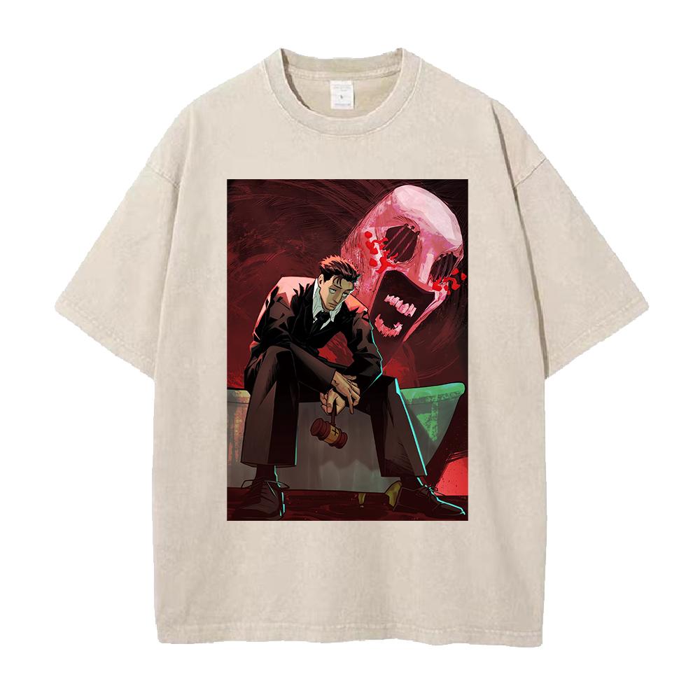 Japanese Anime Jujutsu Kaisen T Shirt Hiromi Higuruma Washed Tshirt Summer Short Sleeve Cotton Tees Tops Men Clothing S
Japanese Anime Jujutsu Kaisen T Shirt Hiromi Higuruma Washed Tshirt Summer Short Sleeve Cotton Tees Tops Men Clothing S