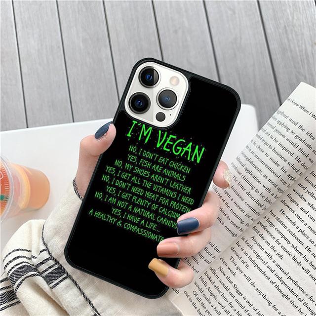 Vegetarian Quotes VEGAN LOVE VEGGIE Phone Case Cover For iPhone 17 Air 15 16 Pro Max 14 13 12 11 Pro Max Plus iPhone 15pro max
Vegetarian Quotes VEGAN LOVE VEGGIE Phone Case Cover For iPhone 17 Air 15 16 Pro Max 14 13 12 11 Pro Max Plus iPhone 15pro max
