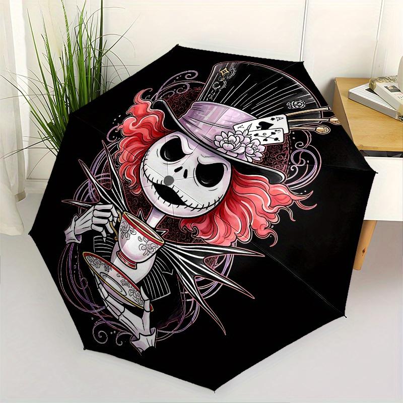 1 Auto Open Jack Skellington, Tea Party Themed Colorful 8 rib Portable Umbrella for Men and Women, A Compact Commuting Companion Suitable fo
1 Auto Open Jack Skellington, Tea Party Themed Colorful 8 rib Portable Umbrella for Men and Women, A Compact Commuting Companion Suitable fo