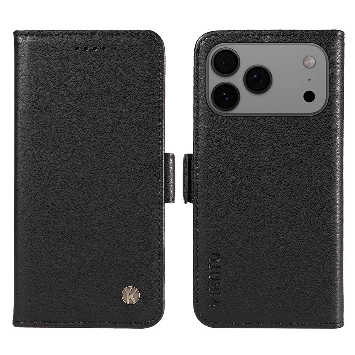 For iPhone 17 Pro Max Wallet Phone Case YIKATU YK-003 Leather Stand Cover Black
For iPhone 17 Pro Max Wallet Phone Case YIKATU YK-003 Leather Stand Cover Black