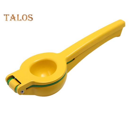 Ручная соковыжималка для лимонов 2-в-1, ручная соковыжималка для лаймов, лимонов, простой в использовании пресс для цитрусовых, эргономичная ручка, незаменимая вещь на кухне для домашнего коммерческого использования жёлтый