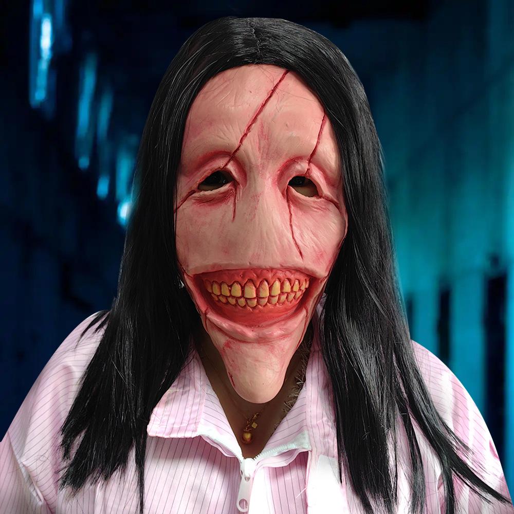 Halloween Haunted House NPC Vampire Ghost Mask Escape Room Horror Long-Haired Rot-Faced Zombie COS Scary headgear Average Size
Halloween Haunted House NPC Vampire Ghost Mask Escape Room Horror Long-Haired Rot-Faced Zombie COS Scary headgear Average Size