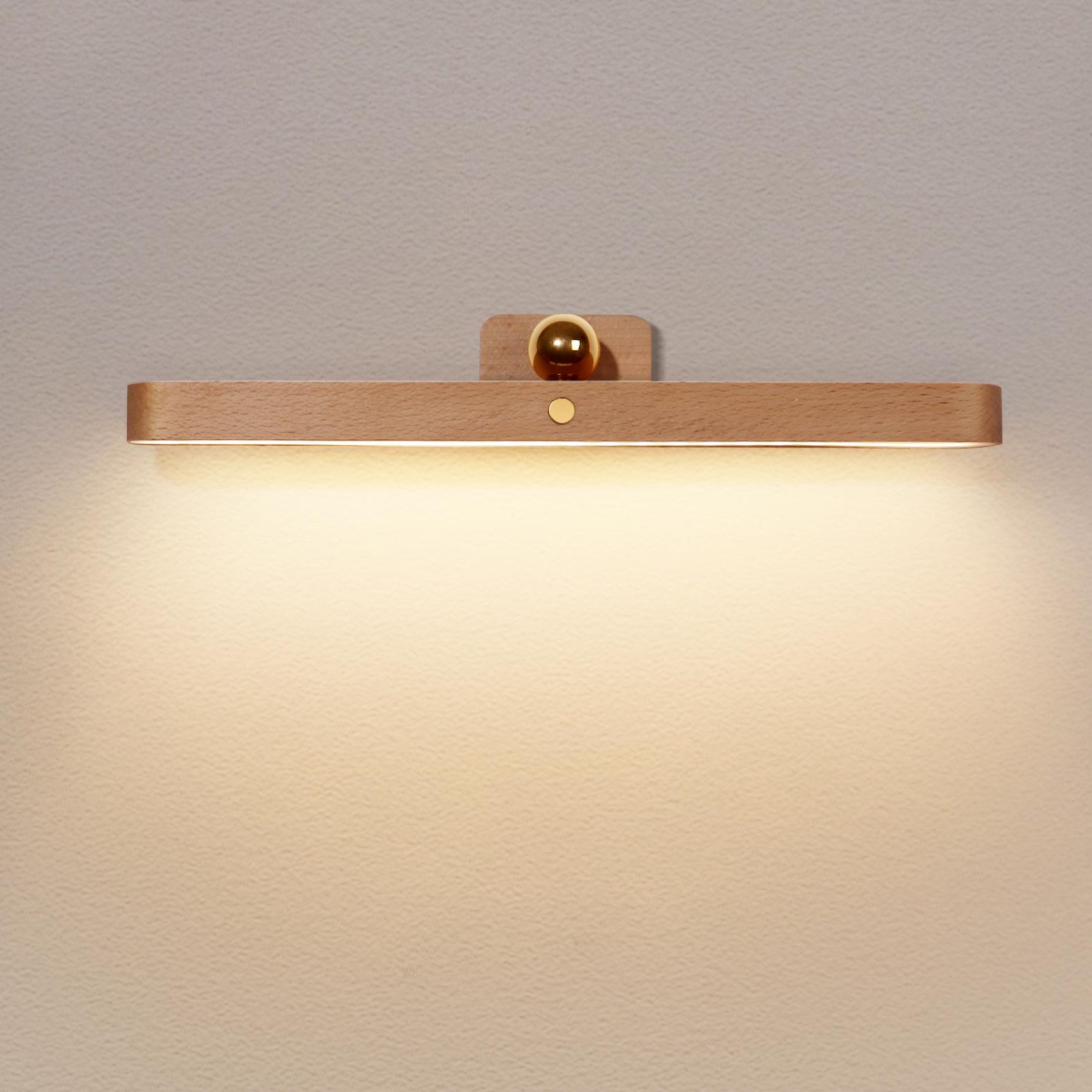 Beech Wood Touch-Dimming LED Night Light with Magnetic Mount
Beech Wood Touch-Dimming LED Night Light with Magnetic Mount