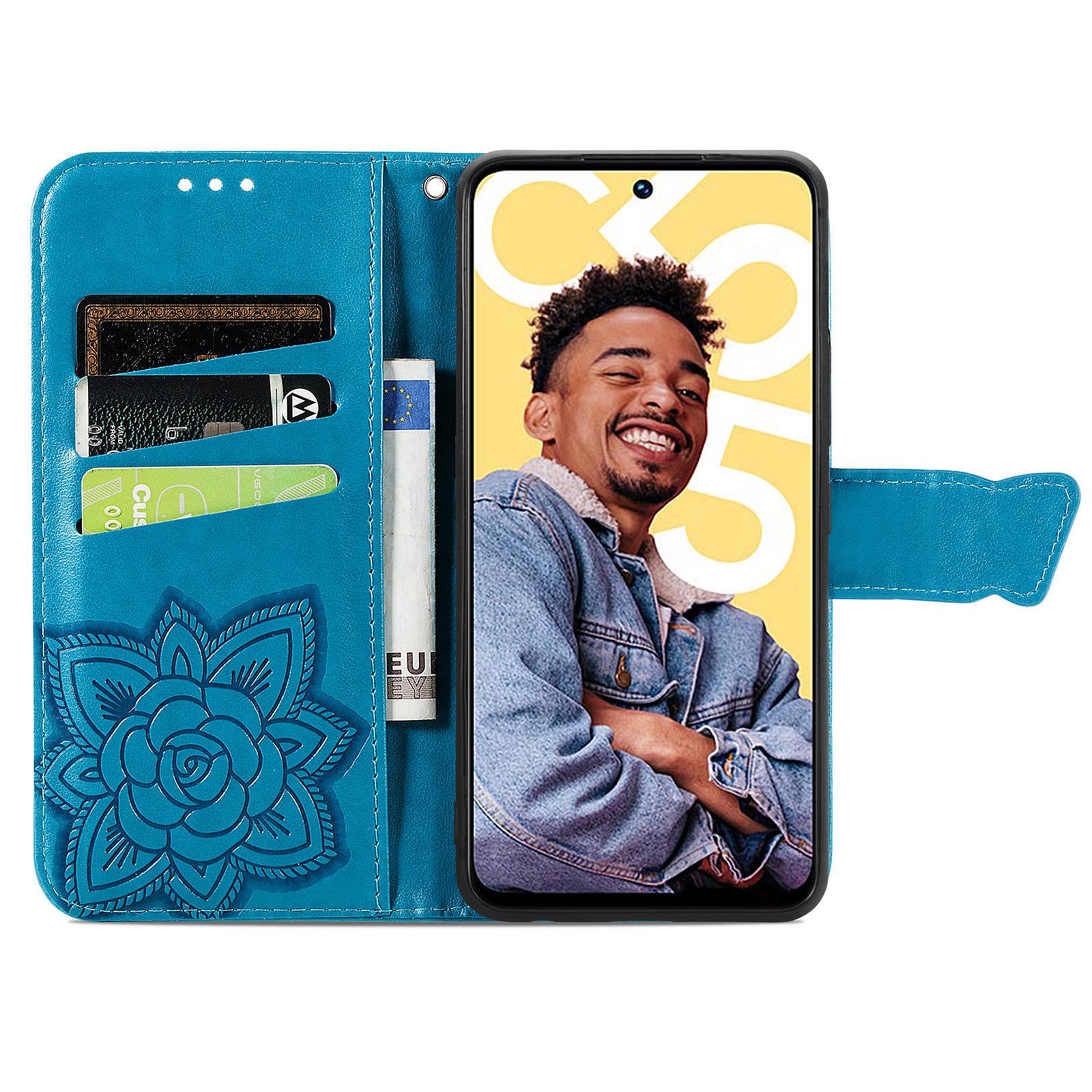 For Realme C55 4G Butterfly Imprint Leather Phone Case Wallet Phone Stand Cover Purple
For Realme C55 4G Butterfly Imprint Leather Phone Case Wallet Phone Stand Cover Purple