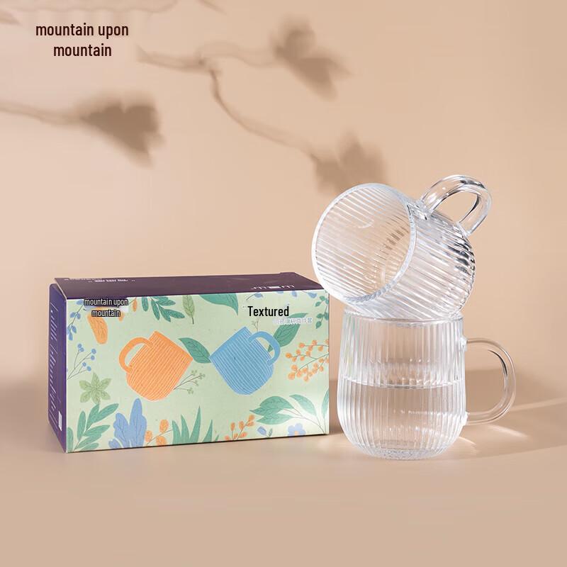 Textured Vertical Striped Glass Cup Set
Textured Vertical Striped Glass Cup Set