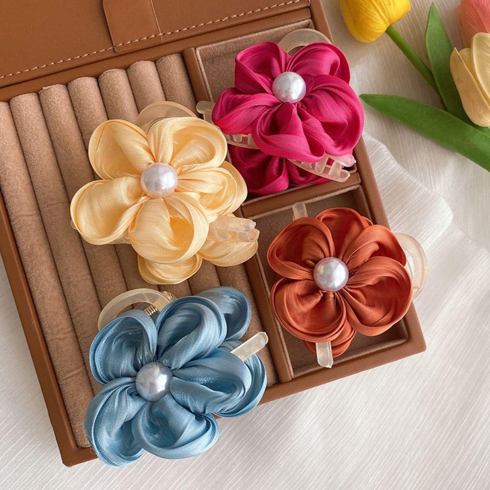 Ponytail Holder Korean Style Hair Crab Clip Pearl Sweet Shark Clip Silk Flower Hair Claw Party
Ponytail Holder Korean Style Hair Crab Clip Pearl Sweet Shark Clip Silk Flower Hair Claw Party