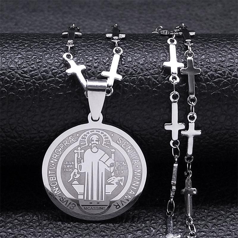 Vintage Round Pendant Necklace Unisex Titanium Steel Jewelry Durable Hypoallergenic Fashion Accessory срібний
Vintage Round Pendant Necklace Unisex Titanium Steel Jewelry Durable Hypoallergenic Fashion Accessory срібний