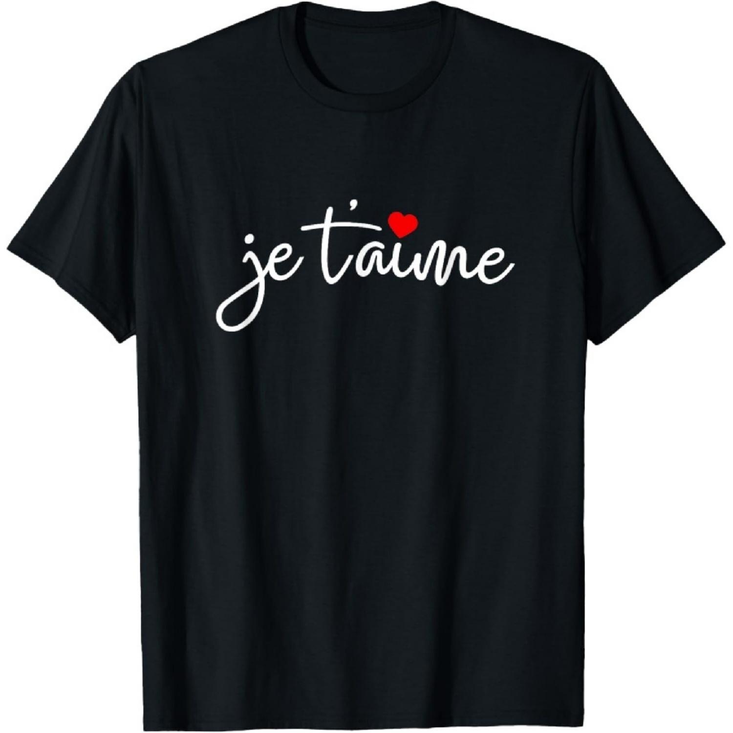 Je T aime Shirt I Love You French Shirt T-Shirt XXXXXL чёрный
Je T aime Shirt I Love You French Shirt T-Shirt XXXXXL чёрный