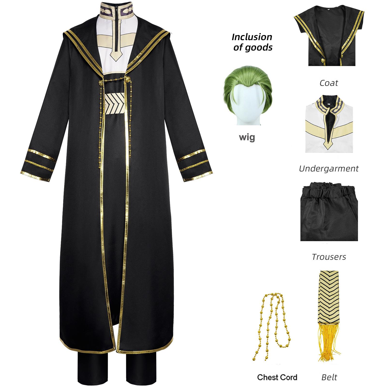 Аниме Heiter Frieren At The Funeral Beyond Journey S End Косплей Костюм Мультфильм Священник Униформа Хэллоуин Костюм для выступления на сцене
Аниме Heiter Frieren At The Funeral Beyond Journey S End Косплей Костюм Мультфильм Священник Униформа Хэллоуин Костюм для выступления на сцене