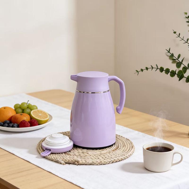 Kuangcai Large Capacity Glass Liner Press-Type Thermos for Home or Office 1000 ml фіолетовий
Kuangcai Large Capacity Glass Liner Press-Type Thermos for Home or Office 1000 ml фіолетовий