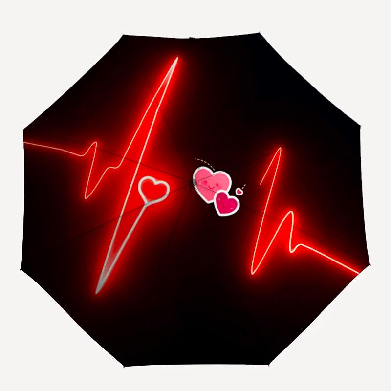 1pc Heartbeat Neon Sign Automatic Open/Close Umbrella with Windproof, 8-Rib Sturdy Canopy, Durable Ribs, Ideal for Gifts yy251117001
1pc Heartbeat Neon Sign Automatic Open/Close Umbrella with Windproof, 8-Rib Sturdy Canopy, Durable Ribs, Ideal for Gifts yy251117001