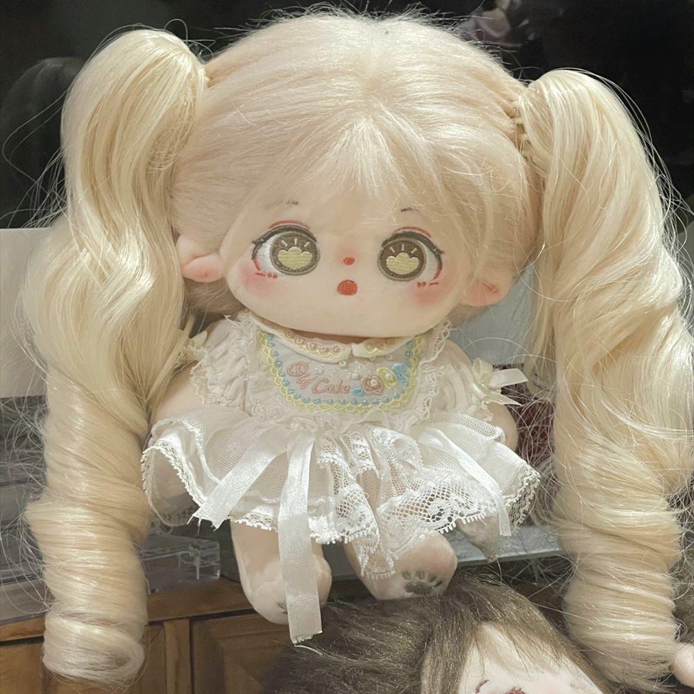 Cotton Doll Wig: 20cm Curly Ponytail with High-Temperature Silk, Tiger Mouth Clip, Multicolor Options Light Green
Cotton Doll Wig: 20cm Curly Ponytail with High-Temperature Silk, Tiger Mouth Clip, Multicolor Options Light Green