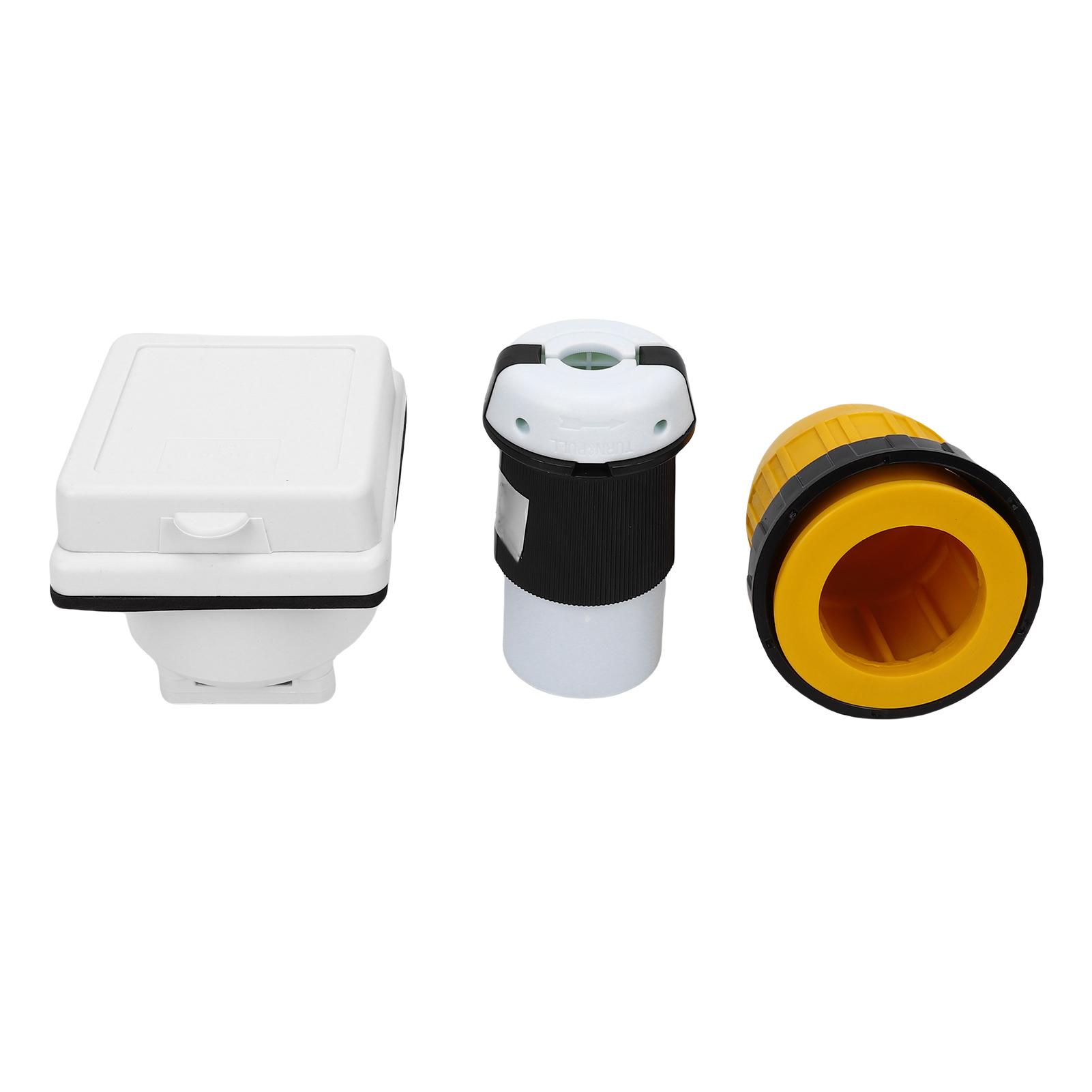 30AMP RV Power Inlet Outlet Shore Kit NEMA L5-30R and NEMA L5-30P Locking Plug and Connector with Protective Cover for Trailer
30AMP RV Power Inlet Outlet Shore Kit NEMA L5-30R and NEMA L5-30P Locking Plug and Connector with Protective Cover for Trailer