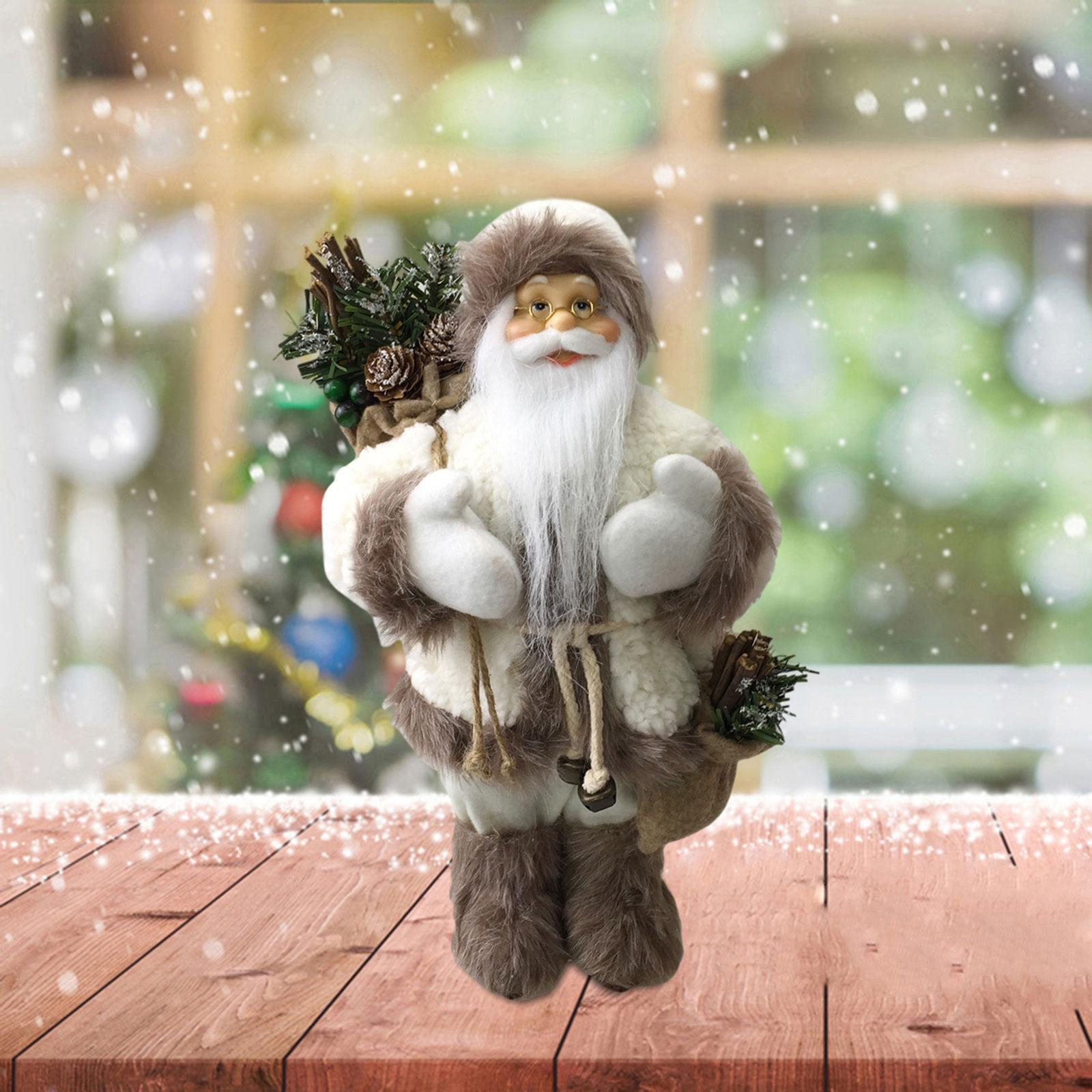 Standing Christmas Santa Table Decor Small Plush Figure Toys Collectible Figure Decor for Living Room Gift Decor Birthday Home белый
Standing Christmas Santa Table Decor Small Plush Figure Toys Collectible Figure Decor for Living Room Gift Decor Birthday Home белый