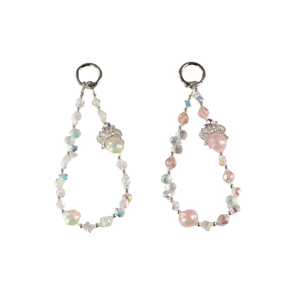 Pearl Short Colored Crystal Phone Strap Crown Crystal Wrist Bracelet Phone Chain Women/Lady/Girl рожевий
Pearl Short Colored Crystal Phone Strap Crown Crystal Wrist Bracelet Phone Chain Women/Lady/Girl рожевий