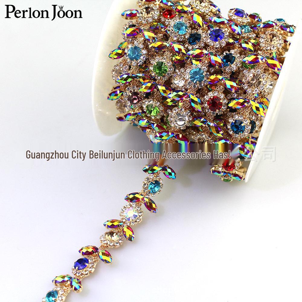 Colorful Sun Rhinestones & AB Resin Branch Chain for Shoes, Bags, and Decorative Accessories
Colorful Sun Rhinestones & AB Resin Branch Chain for Shoes, Bags, and Decorative Accessories