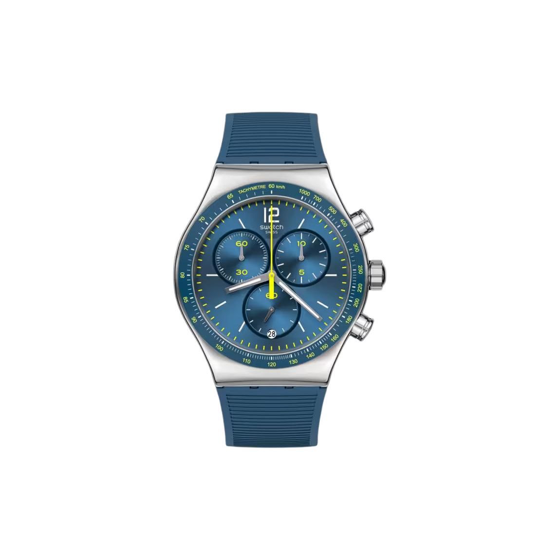 Swatch Quartz Movement 30 Meters Water Resistant Watch 49 Mm Blue Dial Stainless Steel Case Rubber Strap Unisex watches Silver YVS482 Blue Dial
Swatch Quartz Movement 30 Meters Water Resistant Watch 49 Mm Blue Dial Stainless Steel Case Rubber Strap Unisex watches Silver YVS482 Blue Dial