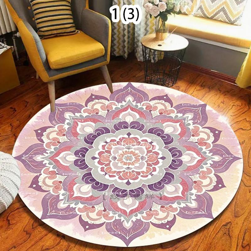 Mandala Pattern Carpet Mat Rug Home Decoration Bohemian Style Round Rug Kitchen Hallway Indoor Outdoor Decorative 60cm x 60cm
Mandala Pattern Carpet Mat Rug Home Decoration Bohemian Style Round Rug Kitchen Hallway Indoor Outdoor Decorative 60cm x 60cm