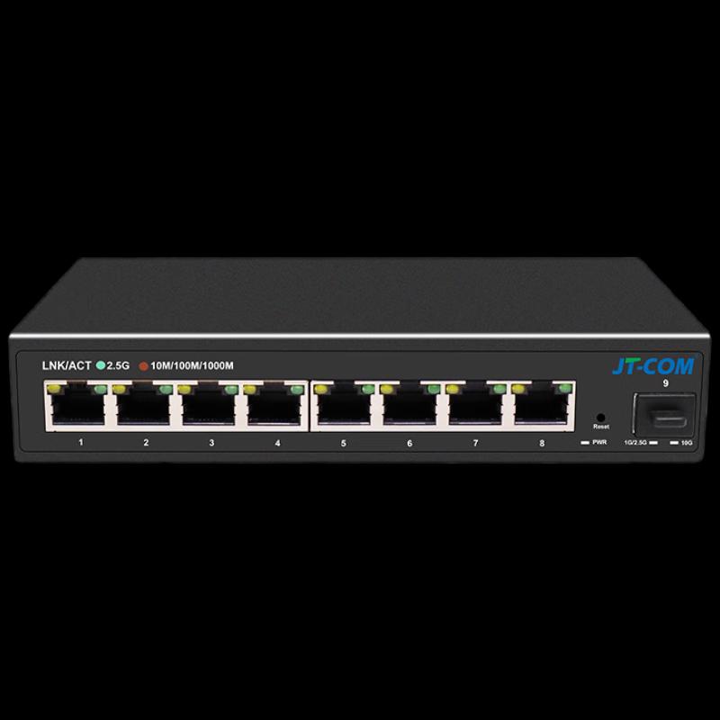 Jing Tang Web Managed 10G Uplink 2.5G 8-Port Switch
Jing Tang Web Managed 10G Uplink 2.5G 8-Port Switch
