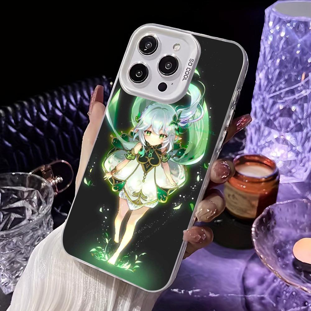 Game GI Nahida White Translucent Mobile Phone Case for iPhone 17 16 15 14 13 12 11 X XR XS 8 7 Air Pro Max Plus Colorful Cover iPhone 14 Pro Max
Game GI Nahida White Translucent Mobile Phone Case for iPhone 17 16 15 14 13 12 11 X XR XS 8 7 Air Pro Max Plus Colorful Cover iPhone 14 Pro Max