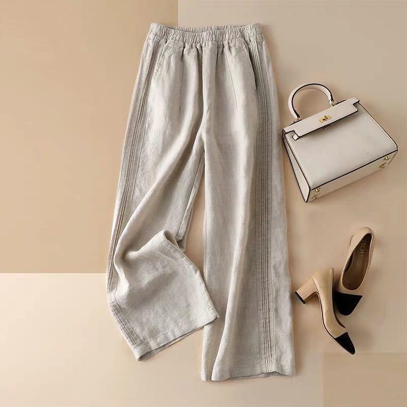 Women s High Waist Wide Leg Pants Cotton Linen Loose Slimming Summer Sle Thin Straight Casual Trousers 3XL бежевий
Women s High Waist Wide Leg Pants Cotton Linen Loose Slimming Summer Sle Thin Straight Casual Trousers 3XL бежевий