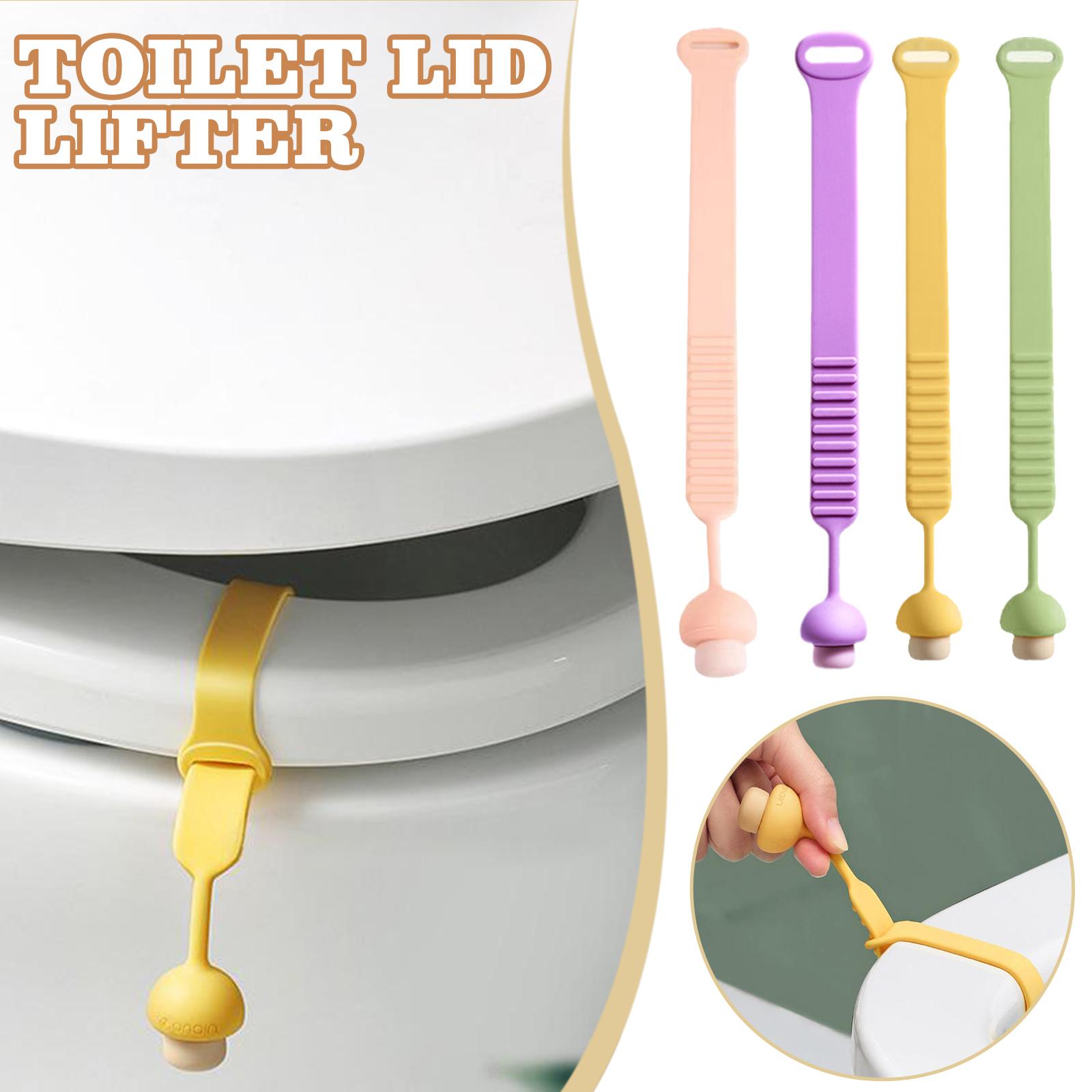 Toilet Lid Lifter Creative Toilet Lid Handle Home Portable Flip Handle Silicone Toilet Lid Accessory Opener Seat Anti-Fouli S9K5
Toilet Lid Lifter Creative Toilet Lid Handle Home Portable Flip Handle Silicone Toilet Lid Accessory Opener Seat Anti-Fouli S9K5