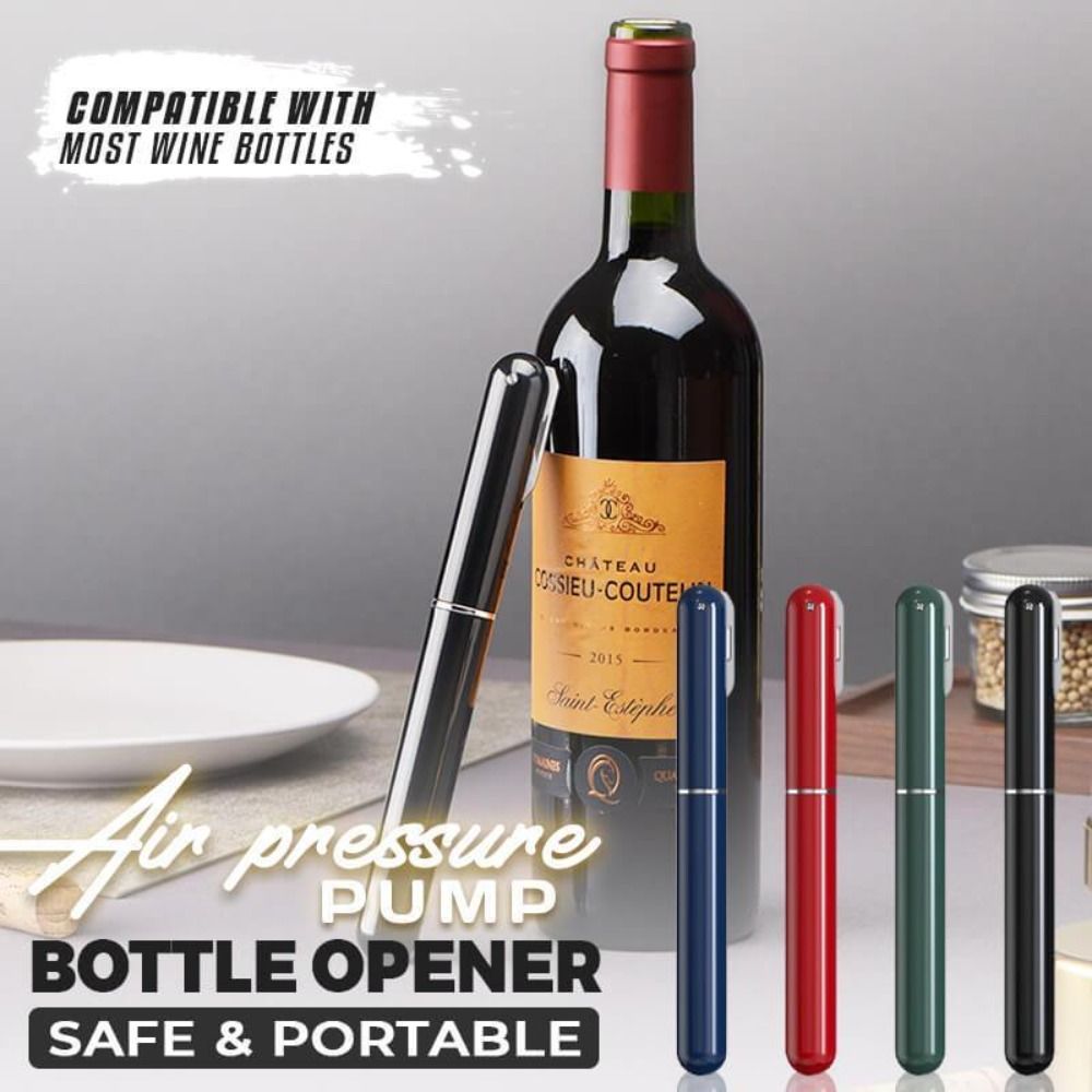 Steel Pin Pen Type Wine Corkscrew Wine Cork Remover Pocket Bottle Opener Wine Bottle Opener чорний
Steel Pin Pen Type Wine Corkscrew Wine Cork Remover Pocket Bottle Opener Wine Bottle Opener чорний