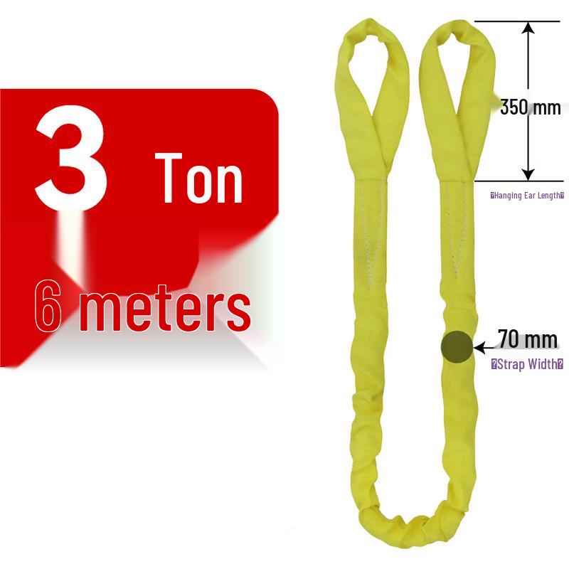 Heavy-Duty Flexible Round Lifting Sling
Heavy-Duty Flexible Round Lifting Sling