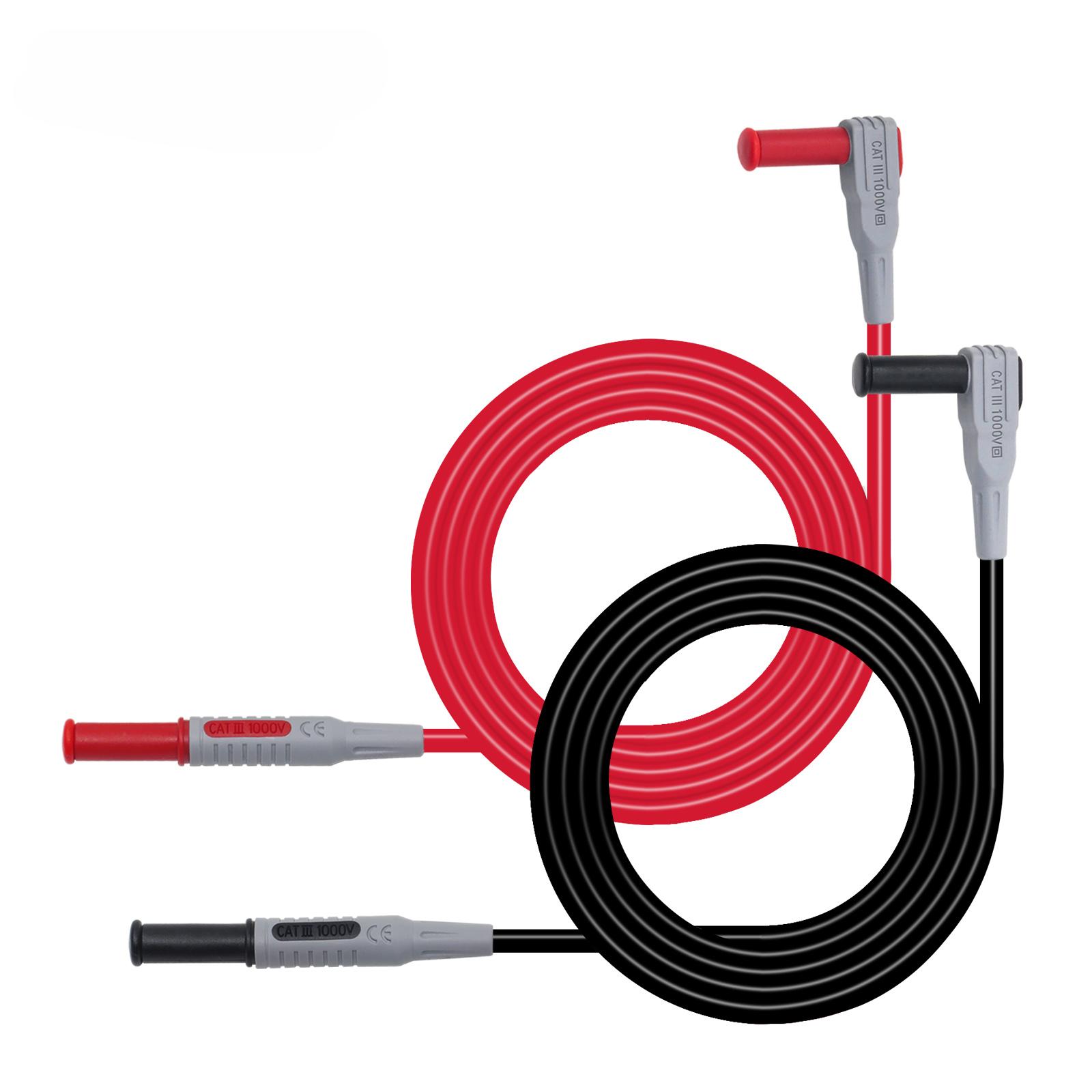 Тестовий кабель мультиметра Cleqee P1300B Литий під тиском 4 мм штекер типу «банан» Тестова лінія Тестовий кабель від прямого до вигнутого
Тестовий кабель мультиметра Cleqee P1300B Литий під тиском 4 мм штекер типу «банан» Тестова лінія Тестовий кабель від прямого до вигнутого