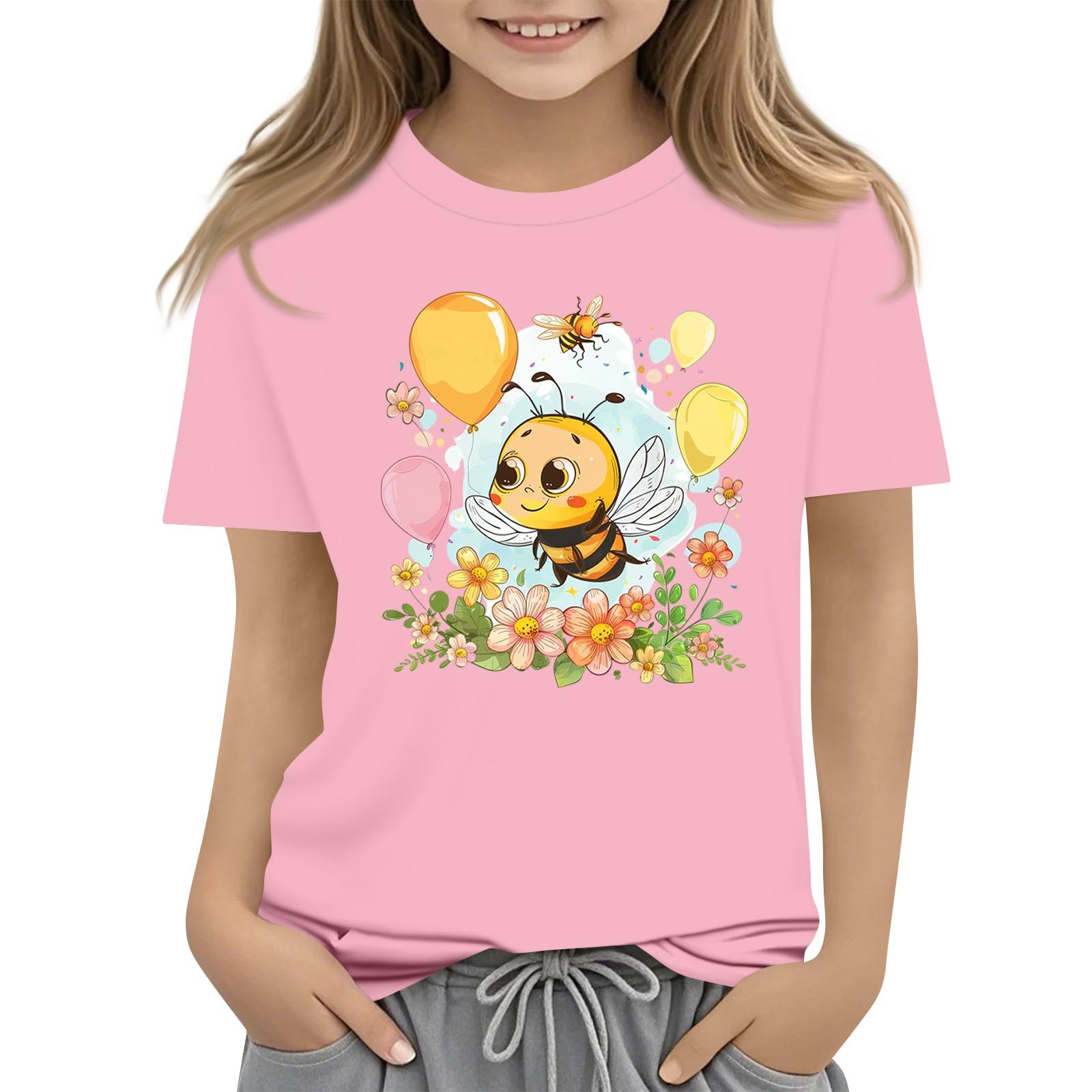 Children s Fashion Daily Printed Round Neck Short Sleeved Casual T-shirt Top 160 рожевий
Children s Fashion Daily Printed Round Neck Short Sleeved Casual T-shirt Top 160 рожевий