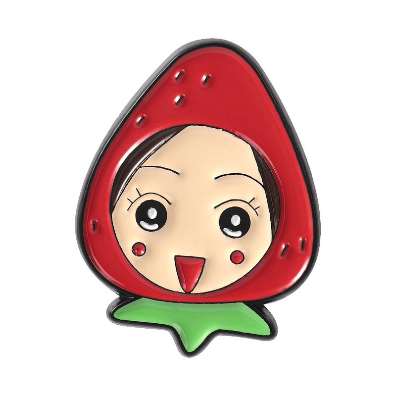 Cute Strawberry Hooded Enamel Badge Cartoon Girl Brooch Sweet Fashion Style Coat Pin Lovely Gifts For Teen Girls
Cute Strawberry Hooded Enamel Badge Cartoon Girl Brooch Sweet Fashion Style Coat Pin Lovely Gifts For Teen Girls