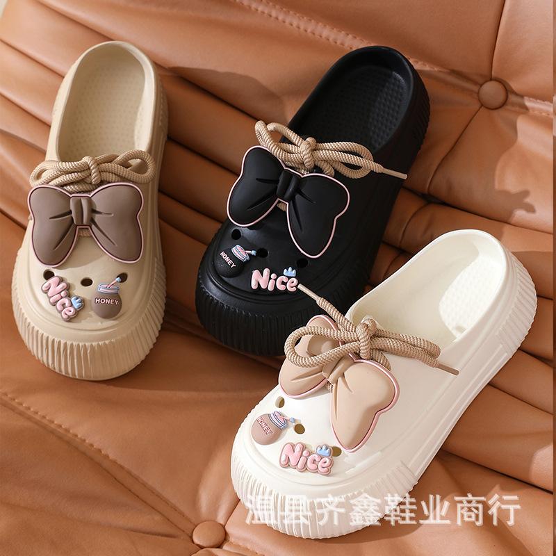 Cave women s slippers three-dimensional bow soft-soled bag head summer outer shoes beach sandals slippers integrated shoes 35-36
Cave women s slippers three-dimensional bow soft-soled bag head summer outer shoes beach sandals slippers integrated shoes 35-36