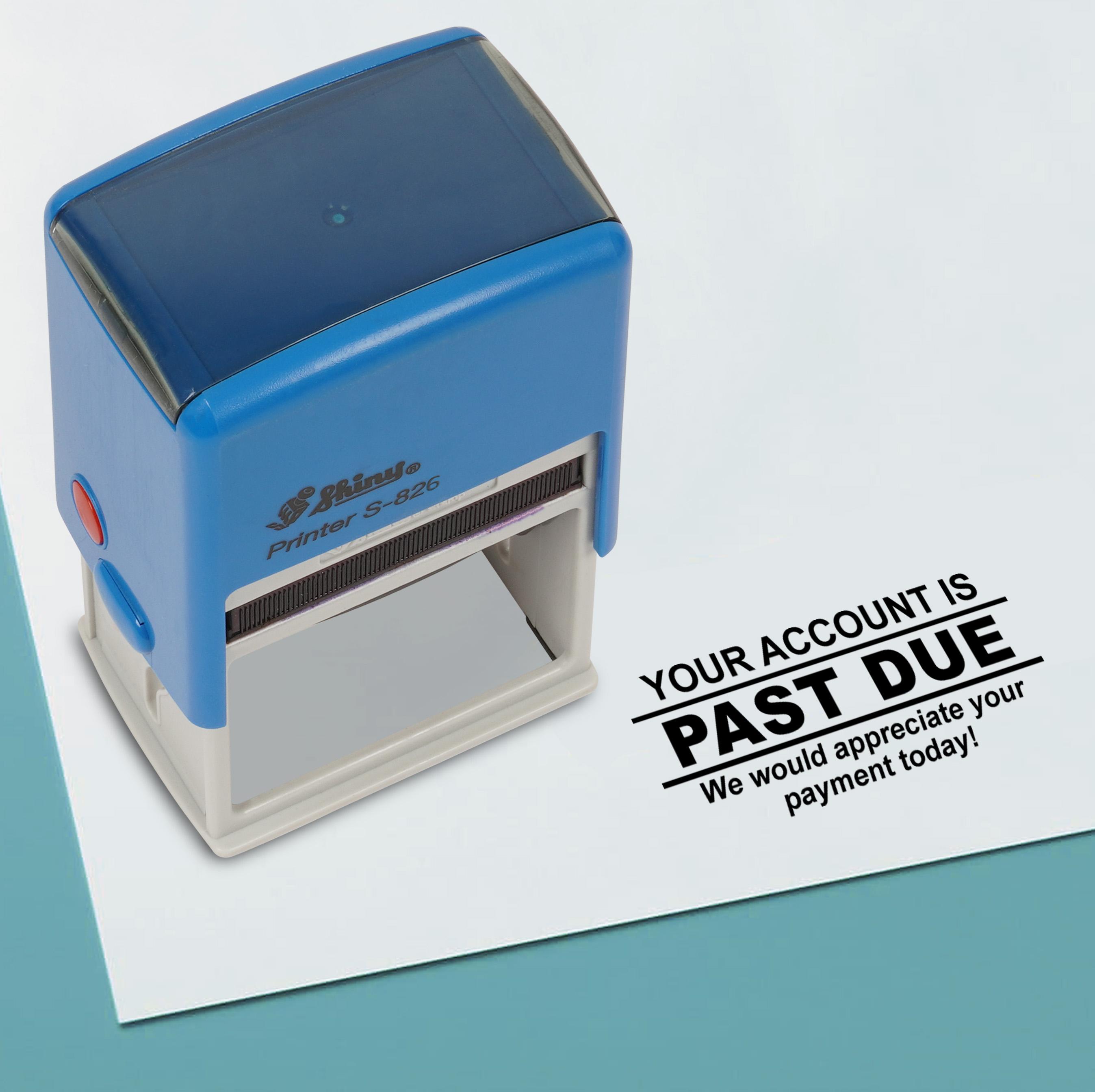Printtoo Your Account Is Past Due Self Inking Rubber Stamp Pre,Inked Office Stamp, Home Office Business Stationery, 41 x 24 mm, Blue - 41 x 24 mm синій
Printtoo Your Account Is Past Due Self Inking Rubber Stamp Pre,Inked Office Stamp, Home Office Business Stationery, 41 x 24 mm, Blue - 41 x 24 mm синій
