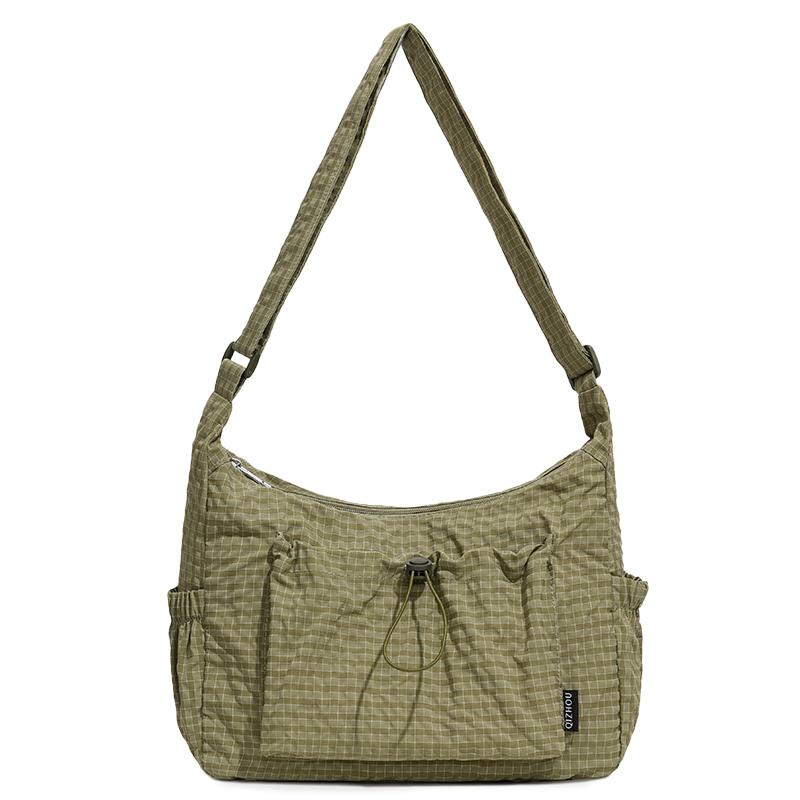 Plaid Drawstring Pleated Shoulder Bag Large Capacity Crossbody Bag зелёный
Plaid Drawstring Pleated Shoulder Bag Large Capacity Crossbody Bag зелёный