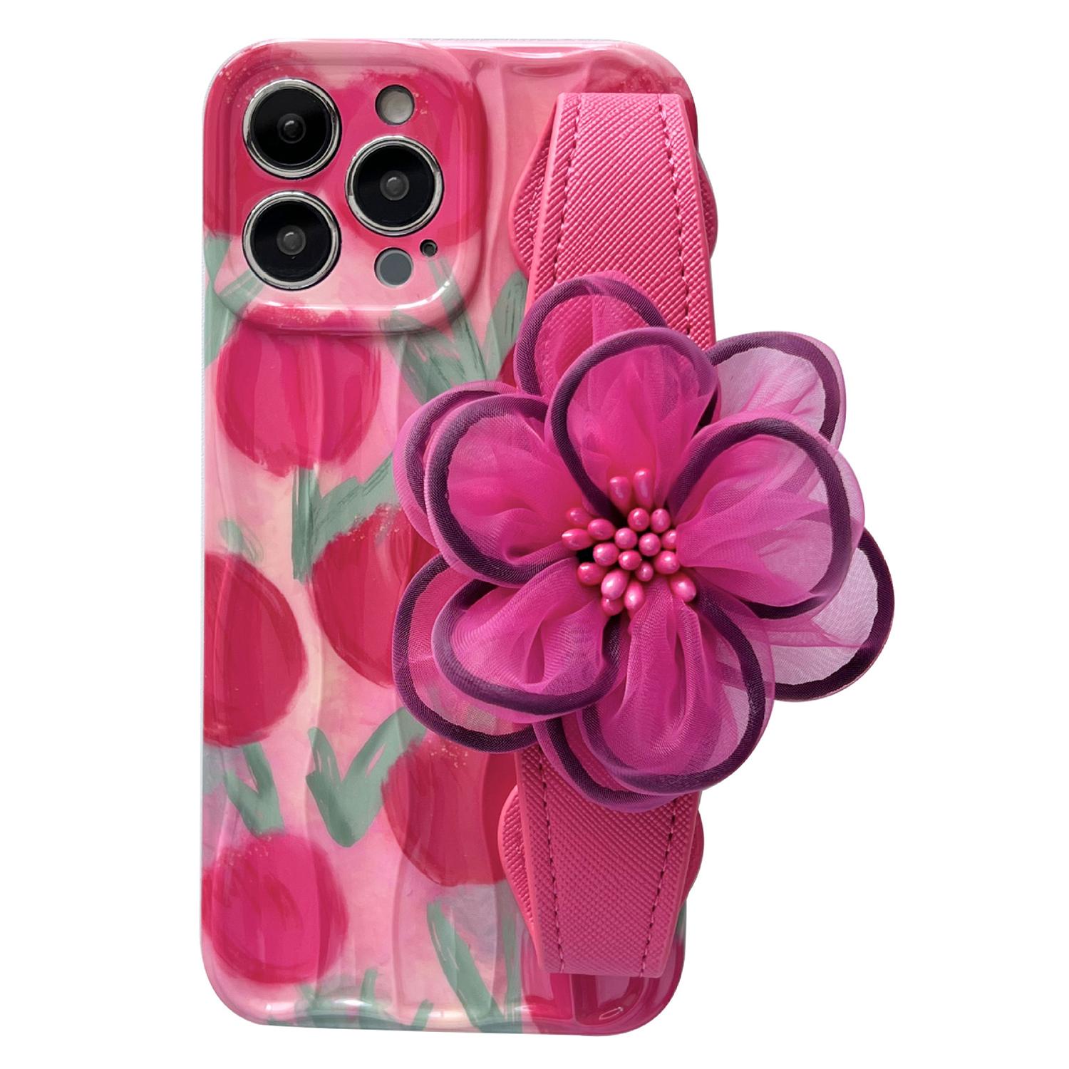 TPU Case for iPhone 12 Pro Max,Gauze Flower Leather Wristband Pattern Phone Cover with Shoulder Strap A
TPU Case for iPhone 12 Pro Max,Gauze Flower Leather Wristband Pattern Phone Cover with Shoulder Strap A