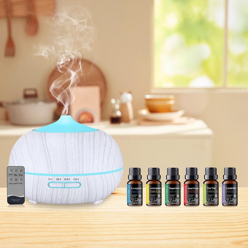 7 Color LED Remote Control Wood Grain Essential Oil Diffuser (550ml) Ultrasonic Humidifier with 6 Essential Oils none білий
7 Color LED Remote Control Wood Grain Essential Oil Diffuser (550ml) Ultrasonic Humidifier with 6 Essential Oils none білий