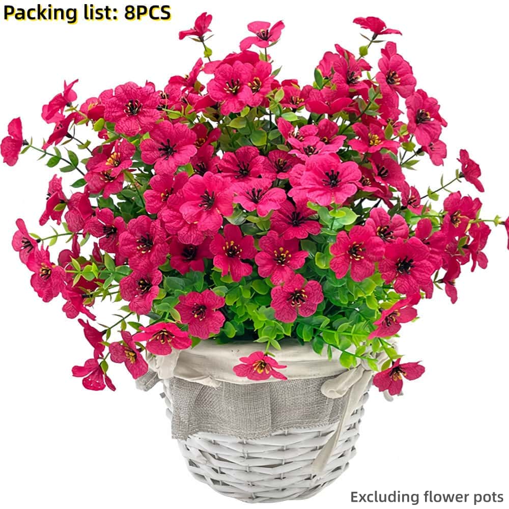 8/9PCS Colorful Artificial Flowers Vibrant Blooms Faux Floral for Garden Patio Farmhouse Wedding All Season Indoor Outdoor Decor рожевий червоний колір
8/9PCS Colorful Artificial Flowers Vibrant Blooms Faux Floral for Garden Patio Farmhouse Wedding All Season Indoor Outdoor Decor рожевий червоний колір