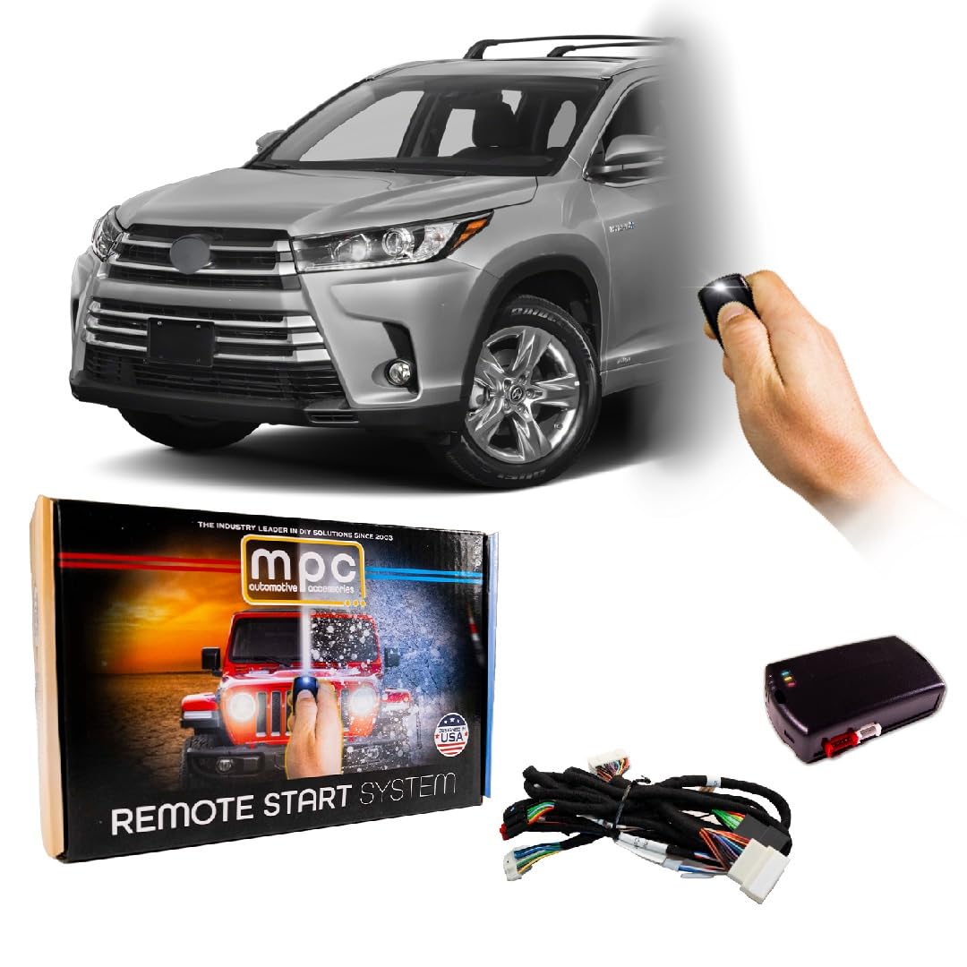 MPC Plug and Play Remote Start Toyota Highlander Land Cruiser For Only Gas Vehicles Premium USA Tech Support 2014-2019 C-HR 2018-2019 2016-2018
MPC Plug and Play Remote Start Toyota Highlander Land Cruiser For Only Gas Vehicles Premium USA Tech Support 2014-2019 C-HR 2018-2019 2016-2018