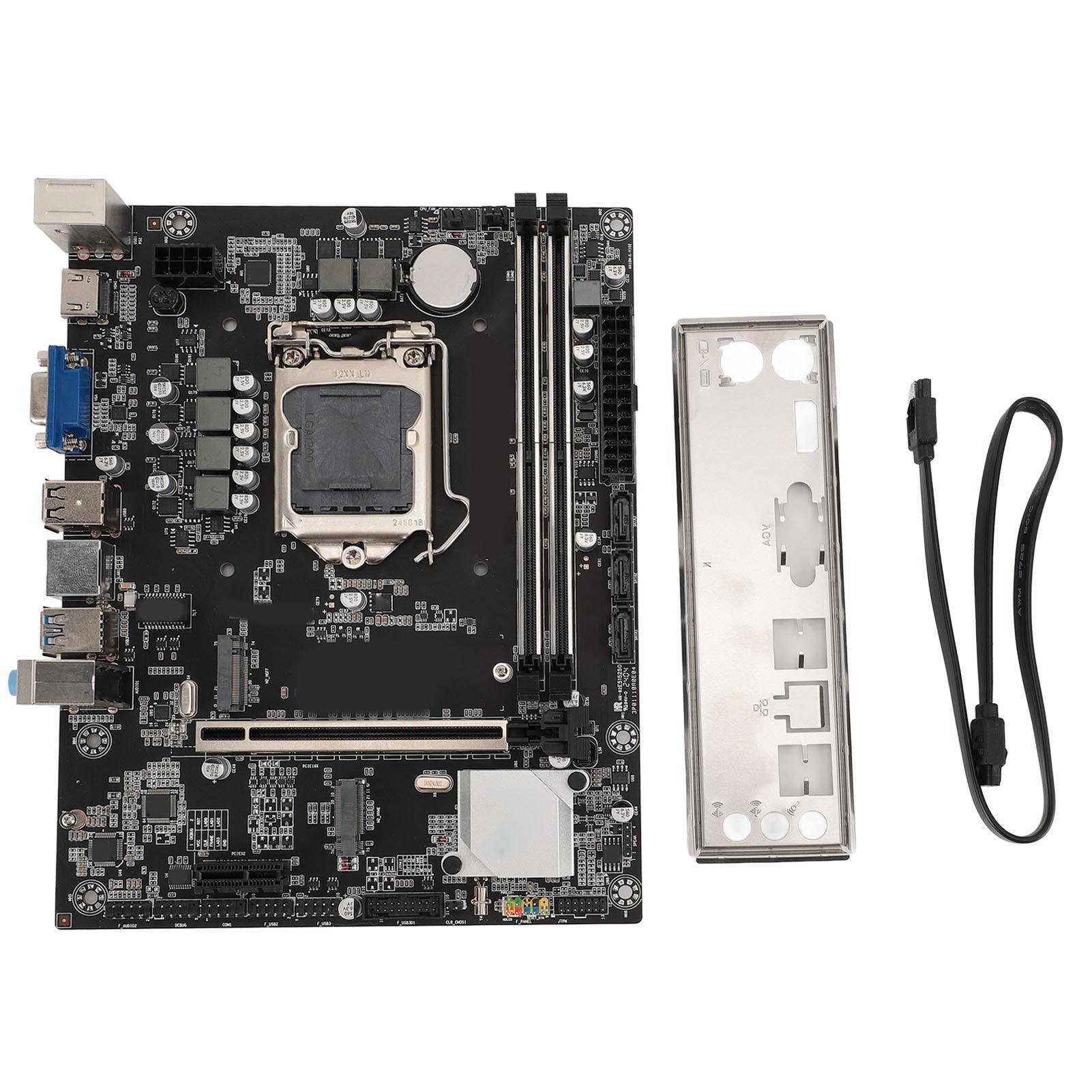 H410M‑K Desktop Motherboard for LGA1200 Socket GEN 10 CPU Dual DDR4 Memory VGA HD Multimedia
H410M‑K Desktop Motherboard for LGA1200 Socket GEN 10 CPU Dual DDR4 Memory VGA HD Multimedia