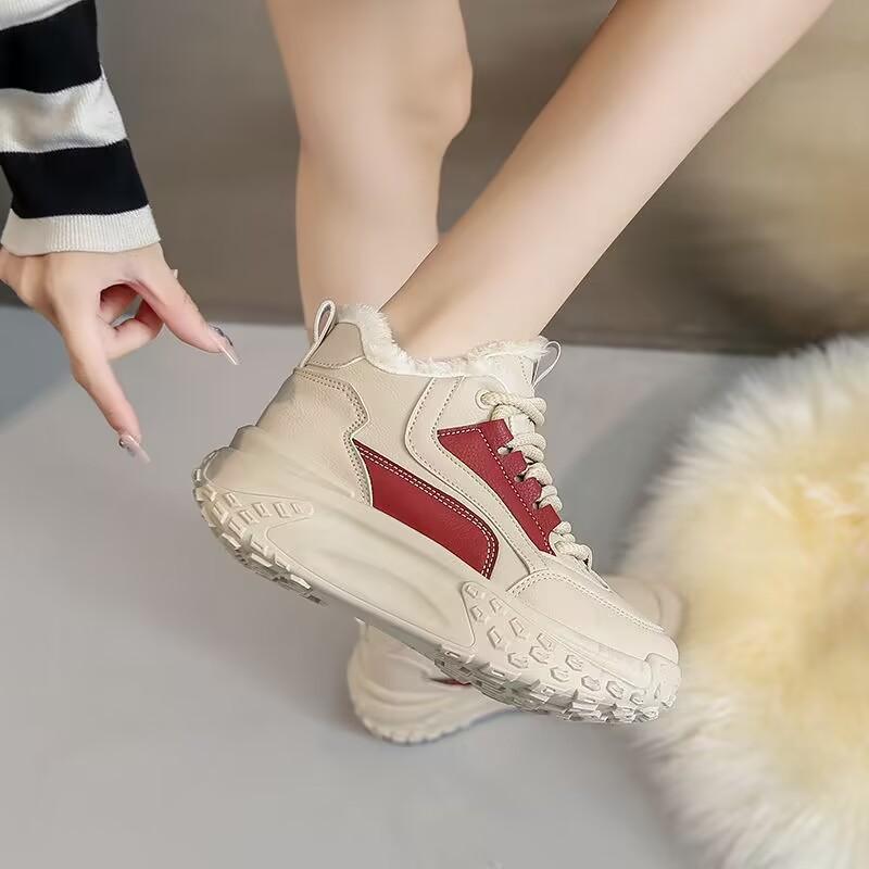 Sports and Leisure Cotton Shoes for Women 2024 Autumn and Winter New Thick Soled Anti Slip Running Vulcanized Women s Shoes 35 червоний
Sports and Leisure Cotton Shoes for Women 2024 Autumn and Winter New Thick Soled Anti Slip Running Vulcanized Women s Shoes 35 червоний