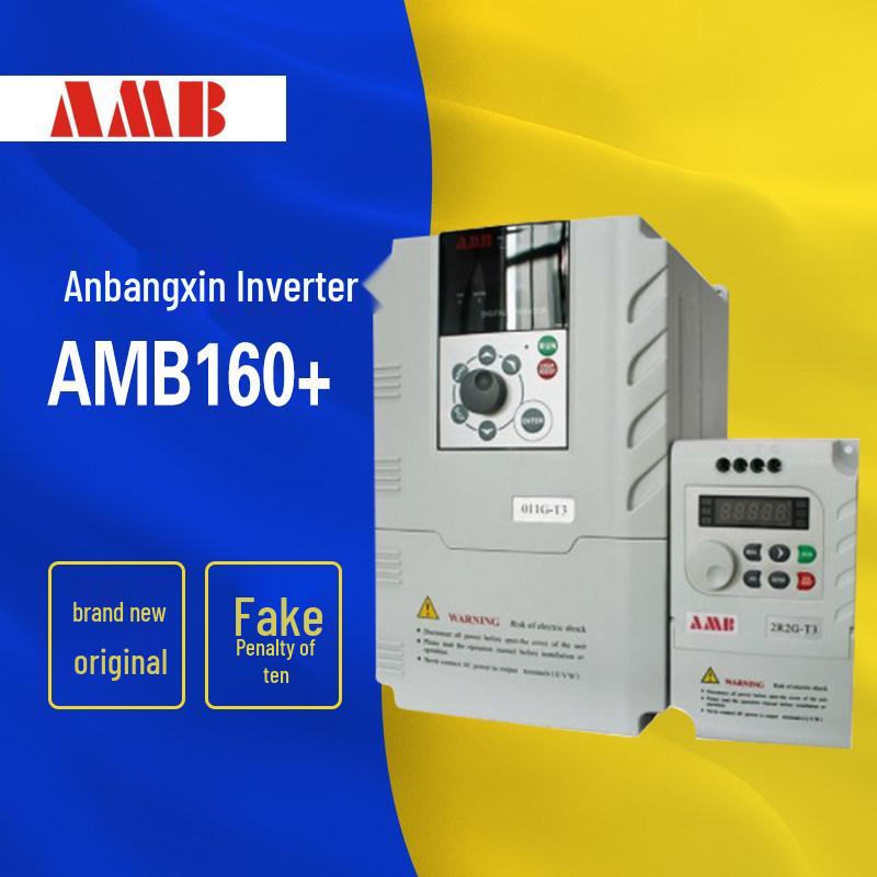 New Anbangxin AMB160+ Frequency Converter, 0.75-7.5KW, 220V/380V External Panel
New Anbangxin AMB160+ Frequency Converter, 0.75-7.5KW, 220V/380V External Panel