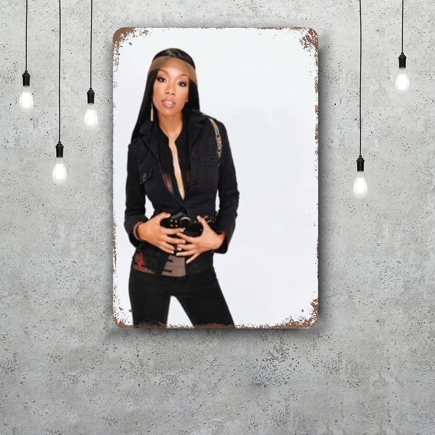 Brandy Norwood Decor Poster Vintage Tin Sign Metal Sign Decorative Plaque for Pub Bar Man Cave Club Wall Decoration 20x30cm(7.8x11.8inch)
Brandy Norwood Decor Poster Vintage Tin Sign Metal Sign Decorative Plaque for Pub Bar Man Cave Club Wall Decoration 20x30cm(7.8x11.8inch)