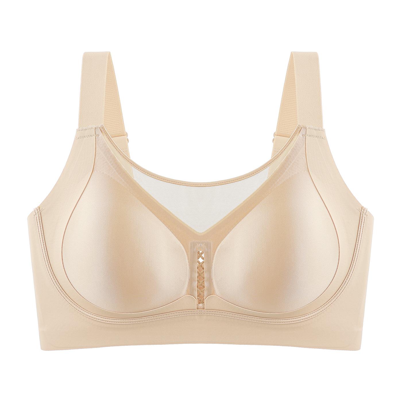 Traceless underwear, women gather to prevent sagging, big breasts, small upper support, summer thin breathable smooth tube top bra 4XL шампанського
Traceless underwear, women gather to prevent sagging, big breasts, small upper support, summer thin breathable smooth tube top bra 4XL шампанського