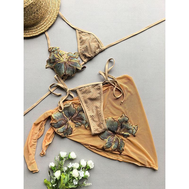 Новые Сексуальные Сетчатые Купальники-Бикини из Трех Частей Купальник для Женщин Цветы Купальный Костюм Женский Халтер На Бретелях Купальник Пляжная Одежда L оранжевый
Новые Сексуальные Сетчатые Купальники-Бикини из Трех Частей Купальник для Женщин Цветы Купальный Костюм Женский Халтер На Бретелях Купальник Пляжная Одежда L оранжевый