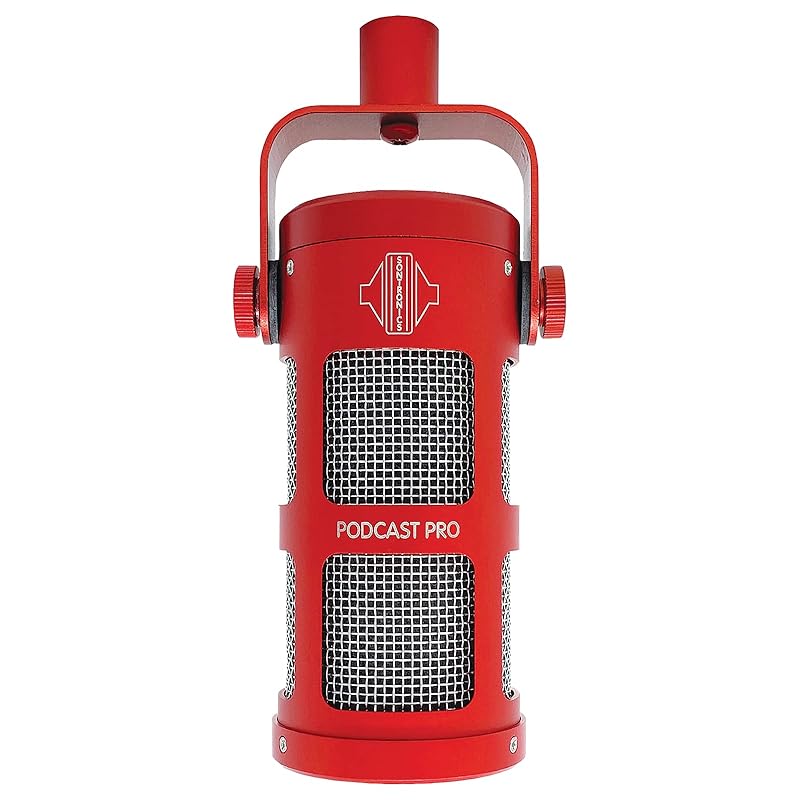 SONTRONICS Для подкастів Супер односпрямований динамічний мікрофон PODCAST PRO RED червоний
SONTRONICS Для подкастів Супер односпрямований динамічний мікрофон PODCAST PRO RED червоний