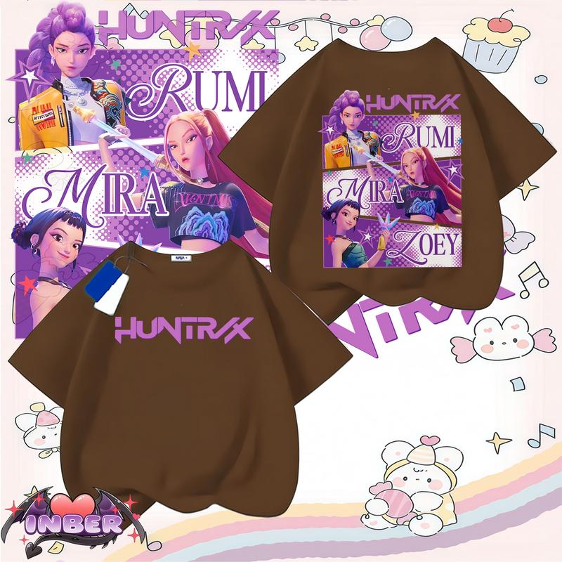 Дитячий одяг для дівчинки Kpop Мисливці на демонів Мультяшна футболка Смішний подарунок для фанатів Харадзюку Круті дитячі футболки Літні топи 100
Дитячий одяг для дівчинки Kpop Мисливці на демонів Мультяшна футболка Смішний подарунок для фанатів Харадзюку Круті дитячі футболки Літні топи 100