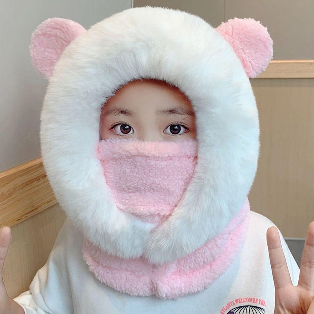 Ear Plush Contrast Color Windproof Neck Protector Hat Scarf Set Winter Cap Women Hat Hat бежевий
Ear Plush Contrast Color Windproof Neck Protector Hat Scarf Set Winter Cap Women Hat Hat бежевий