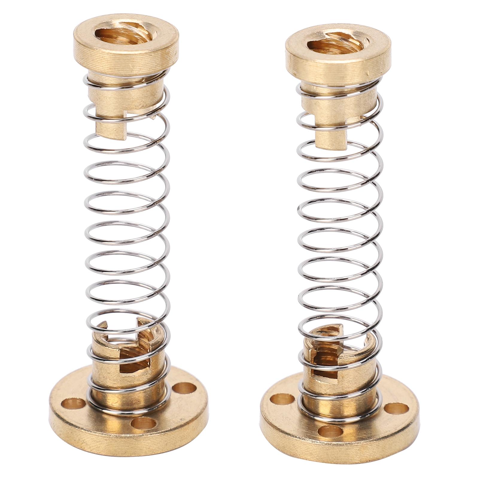 Gap Eliminate Nut T8 Anti Clearance Spring Brass Thread Nut 3D Printer Accessories
Gap Eliminate Nut T8 Anti Clearance Spring Brass Thread Nut 3D Printer Accessories