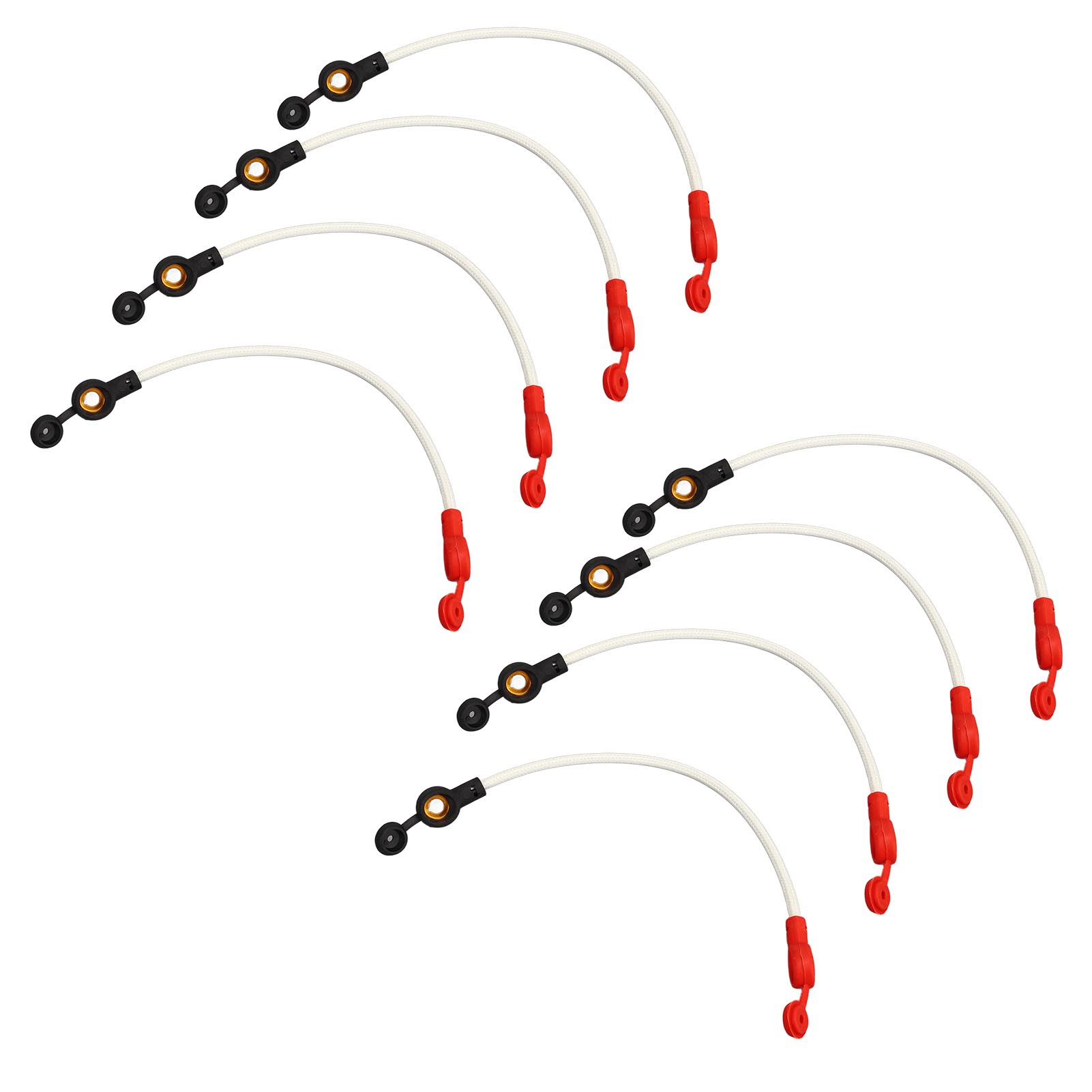 8pcs Copper Battery Inverter Cables High Temperature Resistance Fireproofing Battery Wire with Dust Hat for Accumulators
8pcs Copper Battery Inverter Cables High Temperature Resistance Fireproofing Battery Wire with Dust Hat for Accumulators